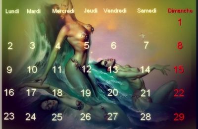 Mon 1er calendrier ...