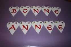 Petits coeurs parés pour la fête.