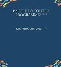 Télécharger le livre électronique à partir de google books BAC PHILO, tout le programme