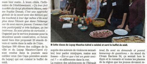 Forum Santé à Agde le vendredi 25 novembre 2016