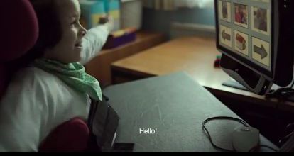A sparkle in her eyes (vidéo commande oculaire)