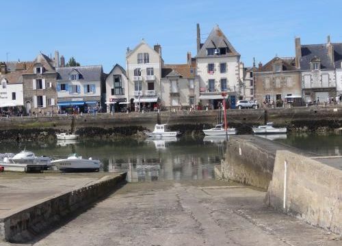 Le port du Croisic à marée basse