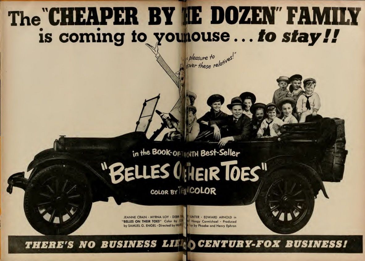 BELLES ON THEIR TOES BOX OFFICE USA 1952