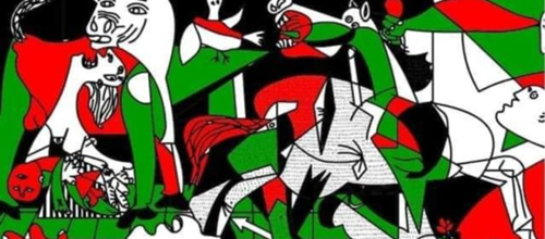 Guernica aux couleurs palestiniennes 