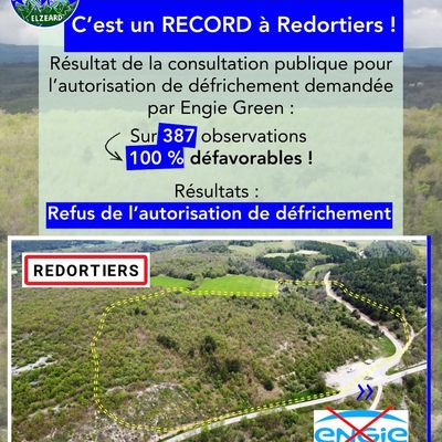 [elzeard] Nouvelle victoire : Refus d'autorisation de défrichement à Redortiers pour la construction d'une centrale photovoltaïque.