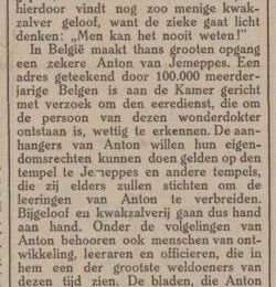 De wereld wil bedrogen worden (Dragtster courant, 7 Januari 1911)