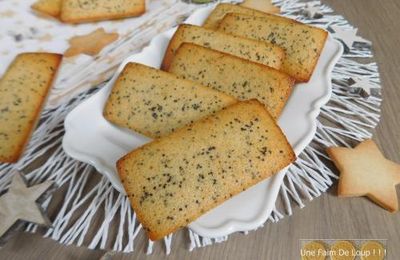 Financiers au citron & graines de pavot