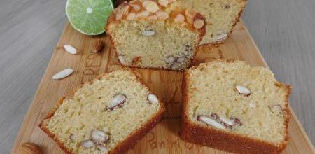 Cake aux amandes et au citron vert