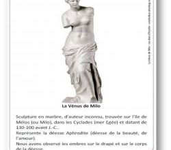 CP - Fiche La Vénus de Milo