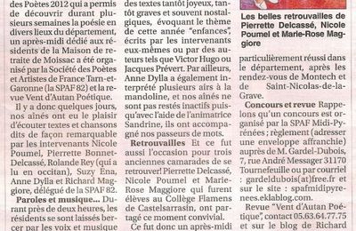 POÉSIE À MONTECH