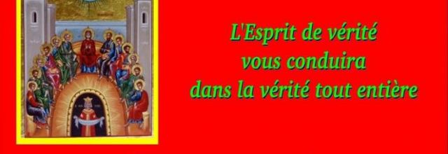 Homélie de la Pentecôte - 23 mai 2021