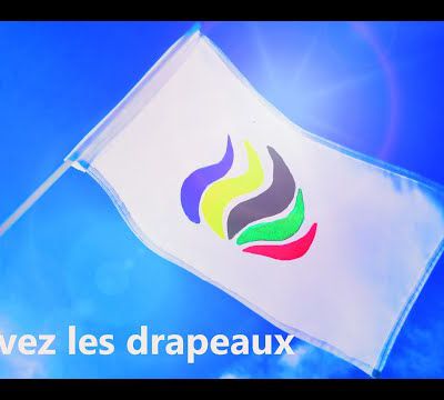 Levez les drapeaux, chanson sur la flamme olympique