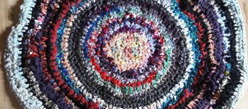 Tapis de sagesse en traphilo crocheté