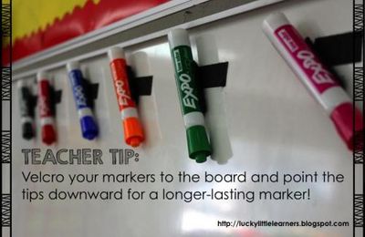 Ne plus perdre ses feutres ardoise