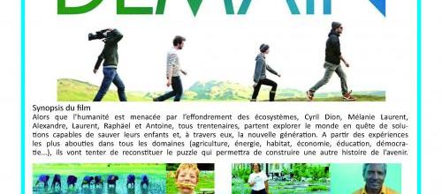 Jeudi 7 avril - 20h30 - CinéM à Mourenx : SOIRÉE-DÉBAT autour du film DEMAIN