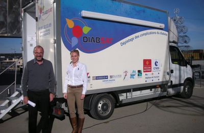 Succès pour le camion de dépistage du diabète