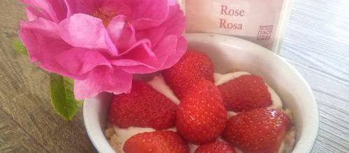 Tartelettes crues à la rose 