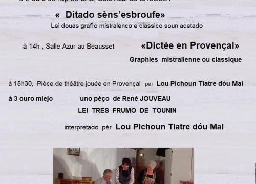 Dictée en Provençal