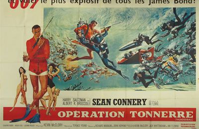 OPERATION TONNERRE - THUNDERBALL - JAMES BOND BOX OFFICE 1965