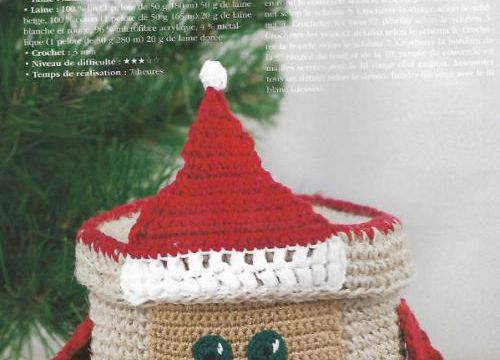 La boîte du Père Noël au crochet