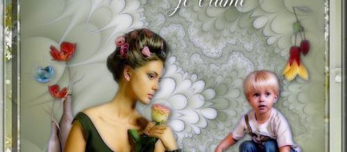  La femme et l'enfant.