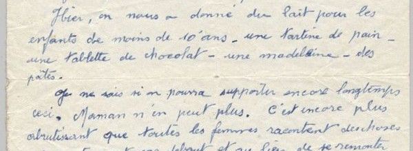 LETTRE retrouvée 