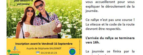 Rallye touristique du 18 septembre