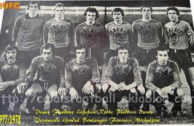Photo : CRUFC - A   1977 / 1978
