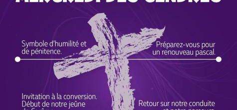 Homélie du Mercredi des cendres - 22 février 2023