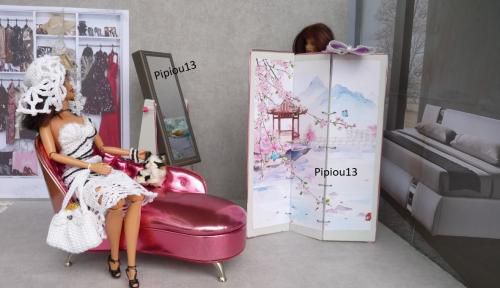 Diorama Barbie : la chambre est terminée
