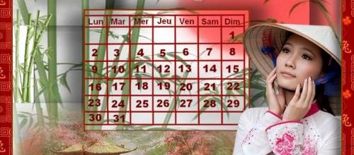  Mon calendrier de juillet .