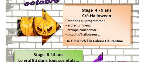 STAGE Vacances d'automne du 21 au 25 octobre