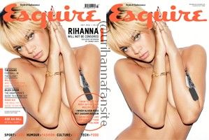 Rihanna en couverture de Esquire UK