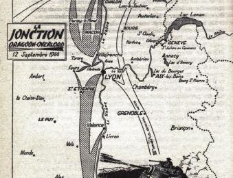 Etape n° 12 - Septembre 1944 - La D.F.L. se regroupe et s’engage dans la remontée du Rhône