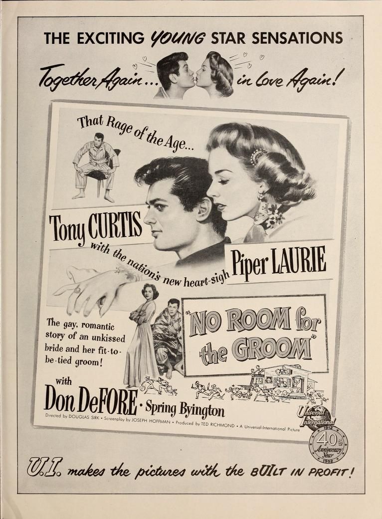NO ROOM FOR THE GROOM BOX OFFICE USA 1952