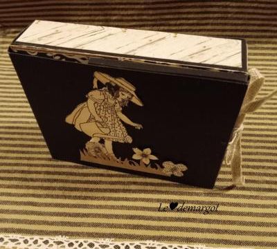 Scrap / Petit coffret sepia