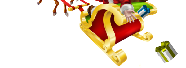 Les rennes du Père Noel