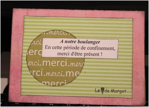 Scrap / Une carte pour mon boulanger