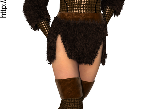 Tube femme des bois (render-image)