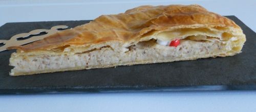 Galette des rois à la noisette et poires