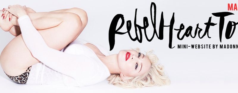 Rebel Heart Tour - le mini-website by Madonnalex.com