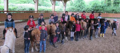 Les CP et CE1 au Poney-club