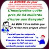 La bombe sur les migrants c'est aux infos du poissonnier .