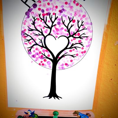 Etiquette porte-manteau Arbre Nature