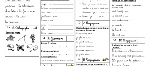 Plan de travail CE1 2014-2015 numéro 3
