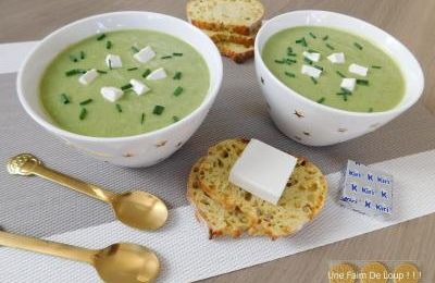 Velouté de courgettes au Kiri