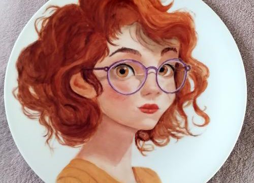 une autre peinture tout juste terminée.