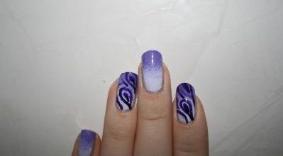 Dégradé et nail art de détails