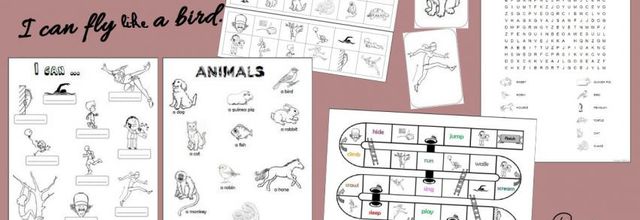 Animaux et actions : I can fly like a bird 