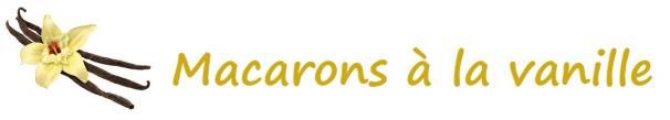 Macarons à la vanille